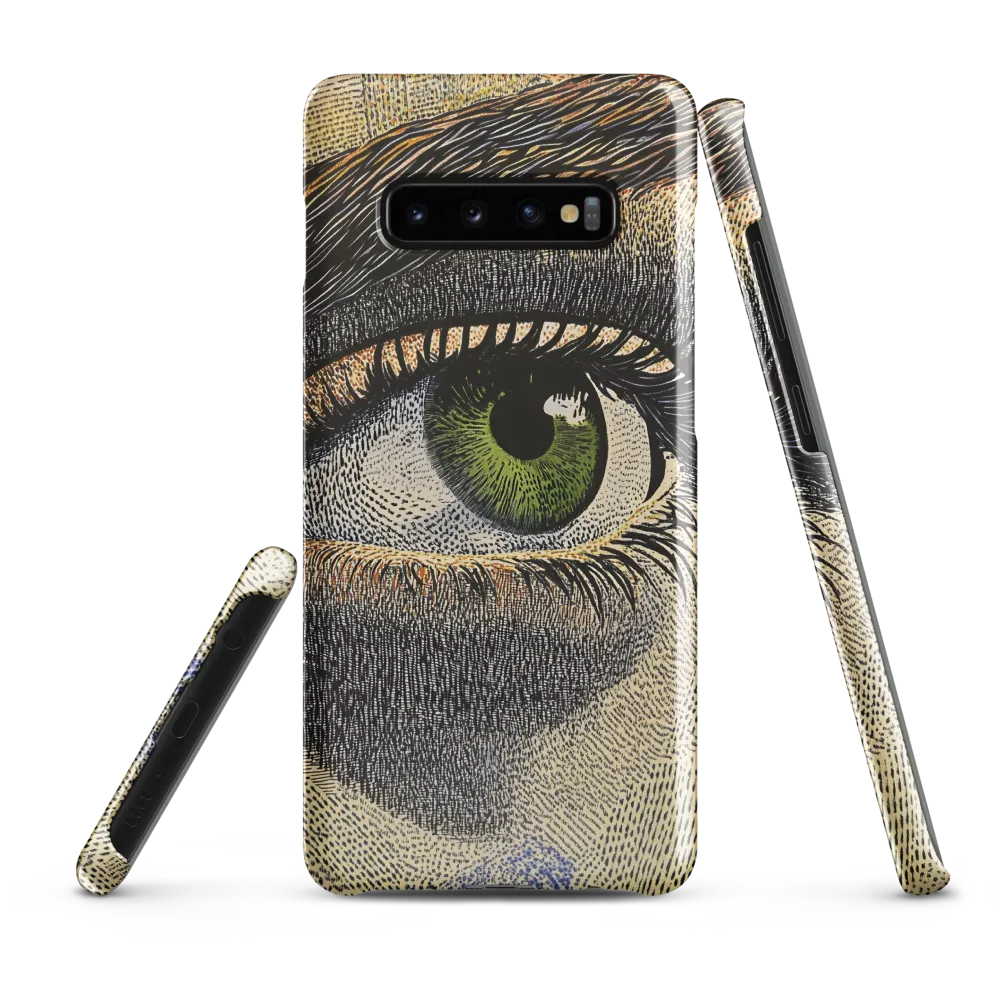 Intrigue in Green | Phone Case |  S10 Plus | Snap Case | Glossy