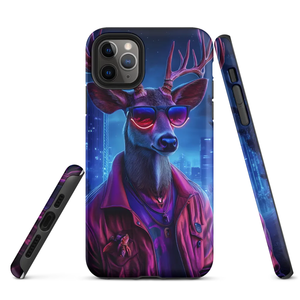 Urban Serenade: The Cool Deer | Phone Case |  11 Pro Max | Tough Case | Matte