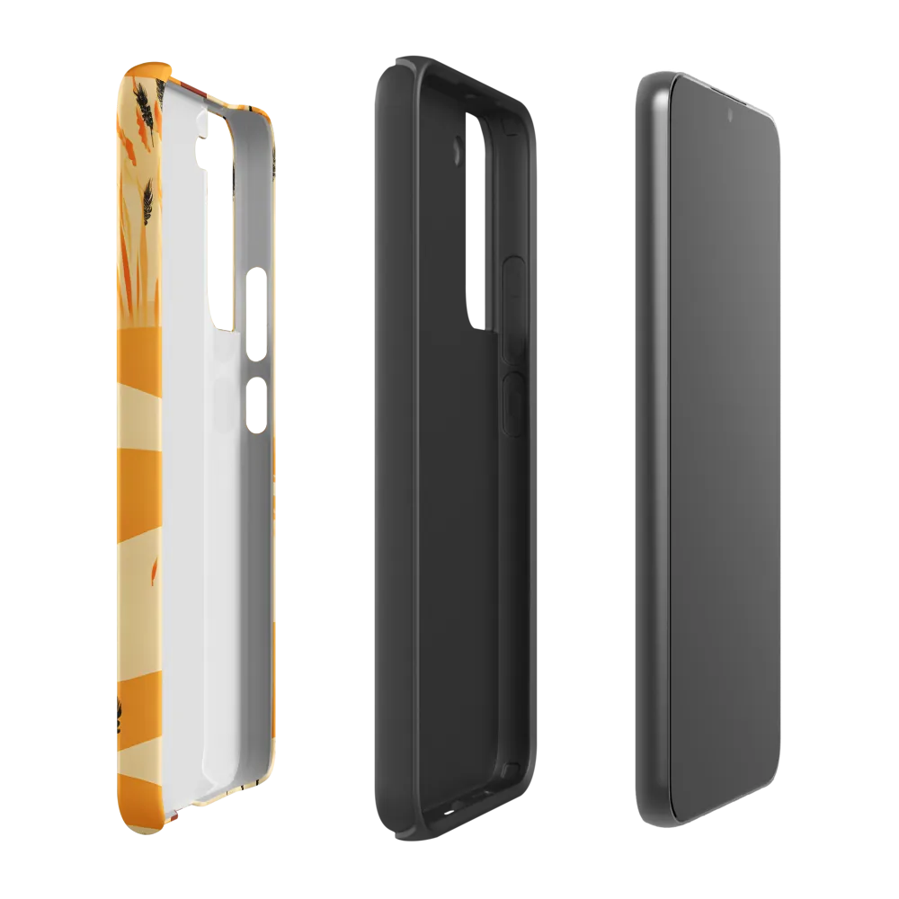 Embracing the Fields: A Floral Journey | Phone Case |  S22 Plus | Tough Case | Matte