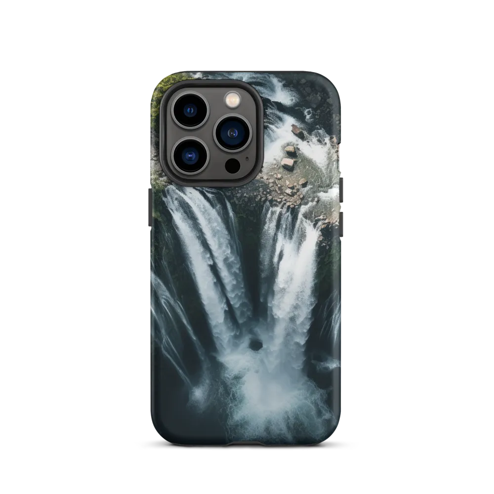 Nature's Power: The Cascading Waterfall | Phone Case |  13 Pro | Tough Case | Matte