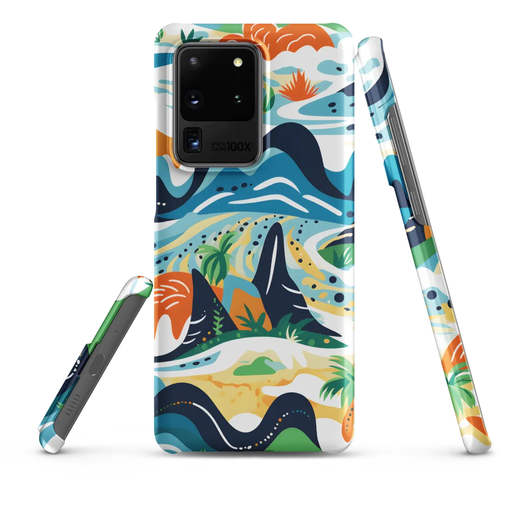 Abstract Tropical Landscape
