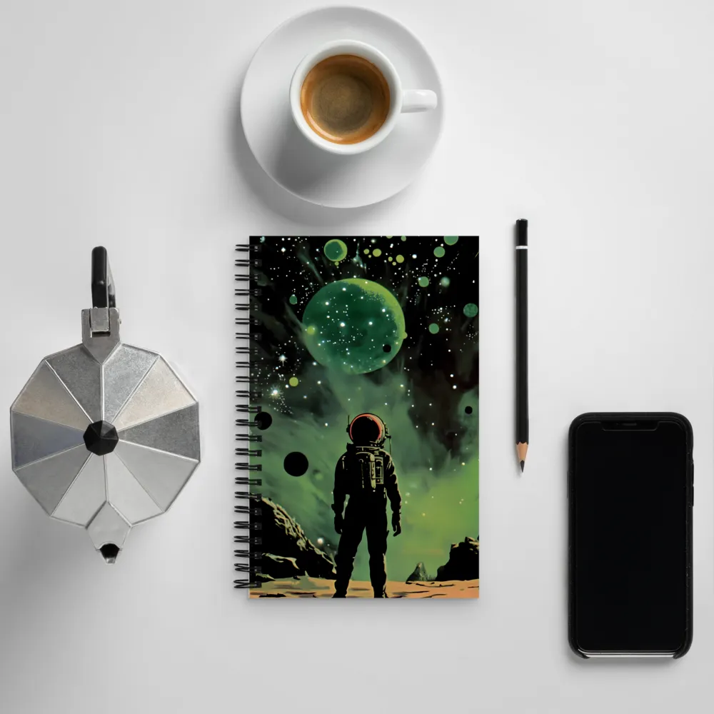 Gazing into the Cosmos | Spiral Notebook