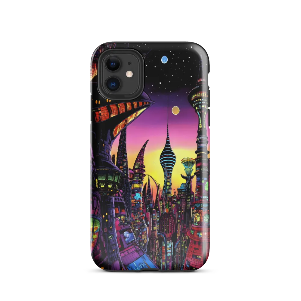 Futuristic Cityscape at Dusk