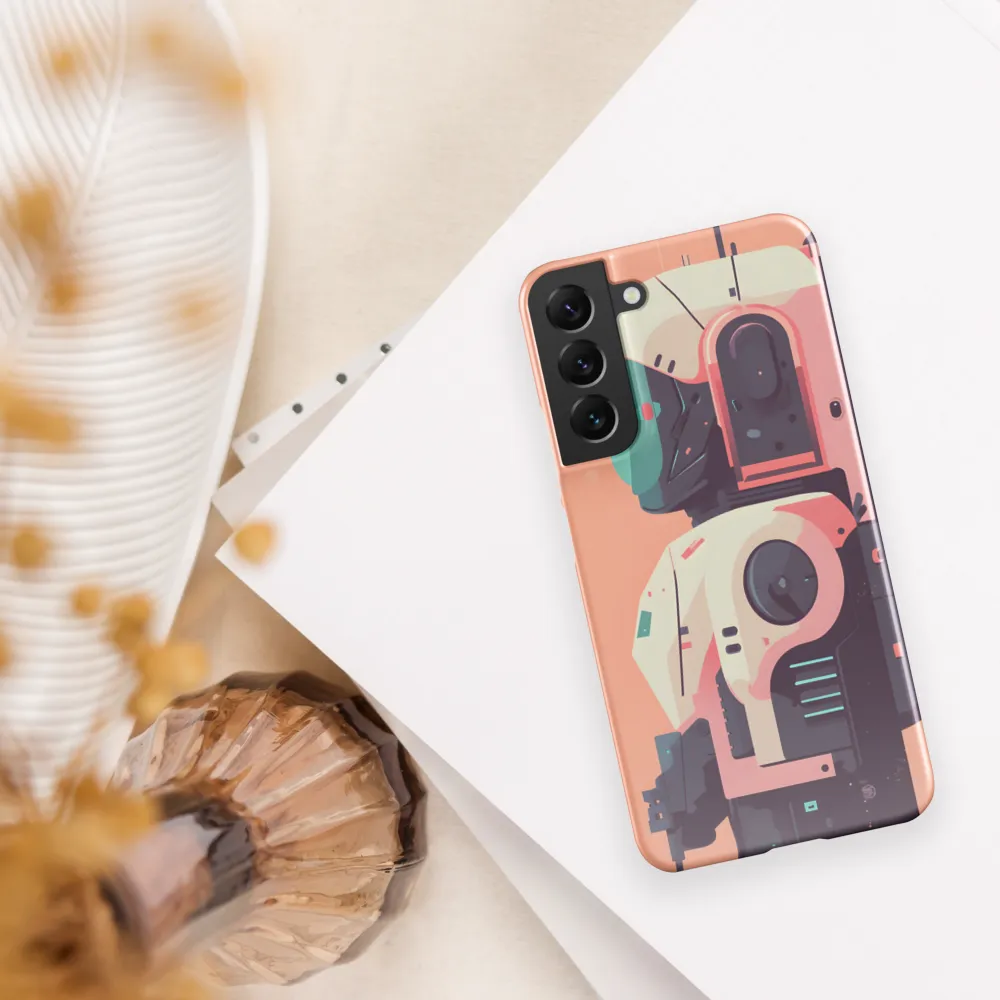 Futuristic Astronaut Bot | Phone Case |  S22 Plus | Snap Case | Glossy