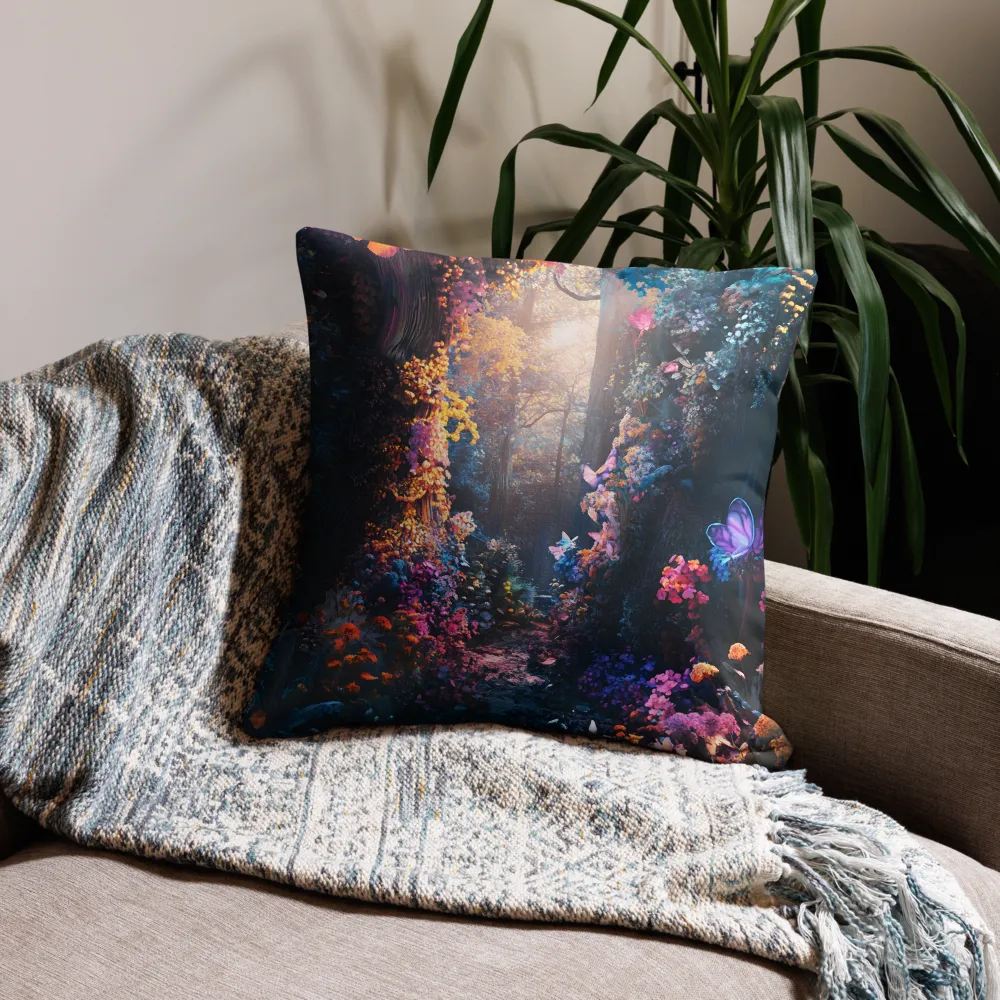 Enchanted Butterfly Forest | Pillow & Pillow Case | Multiple Sizes