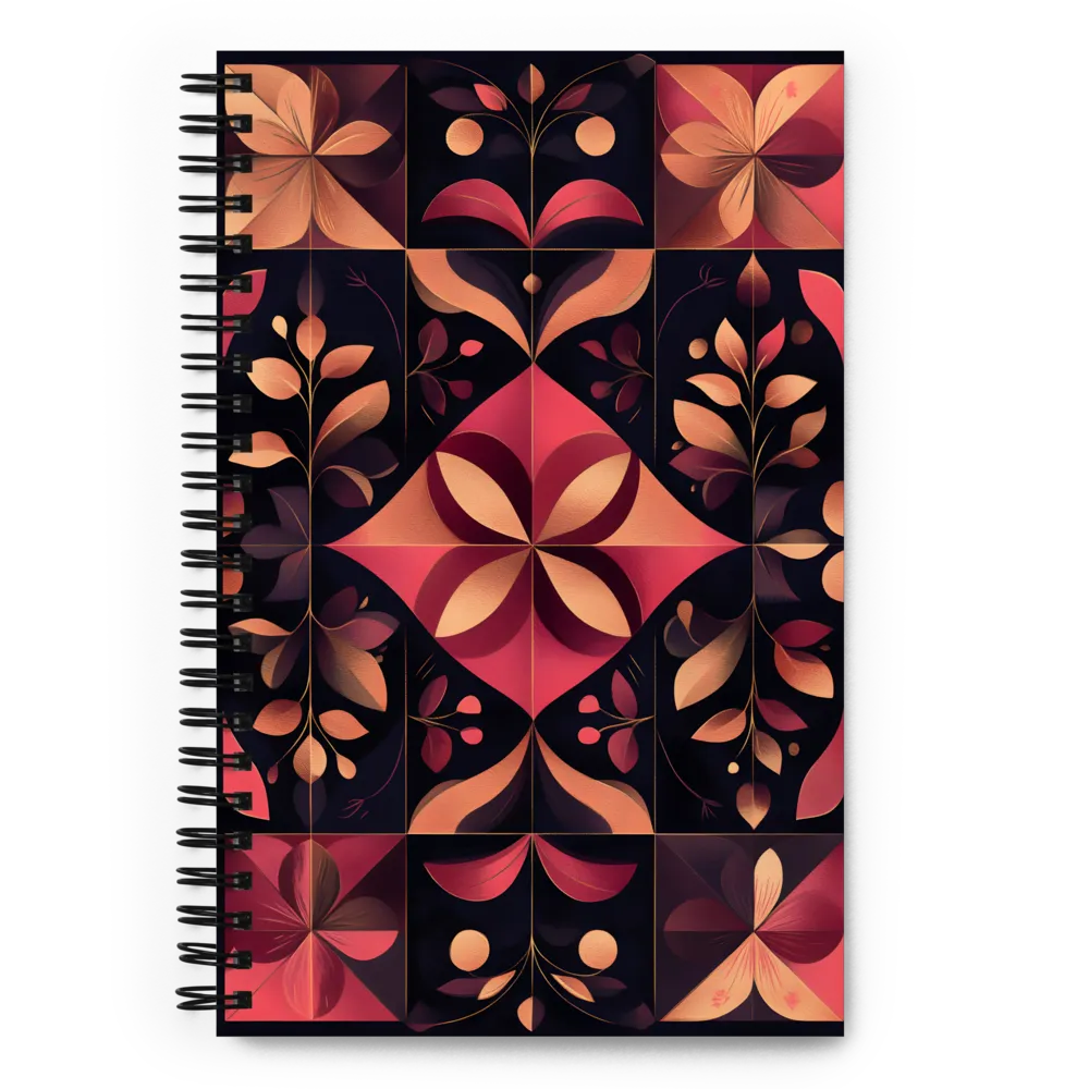 Elegance in Bloom | Spiral Notebook