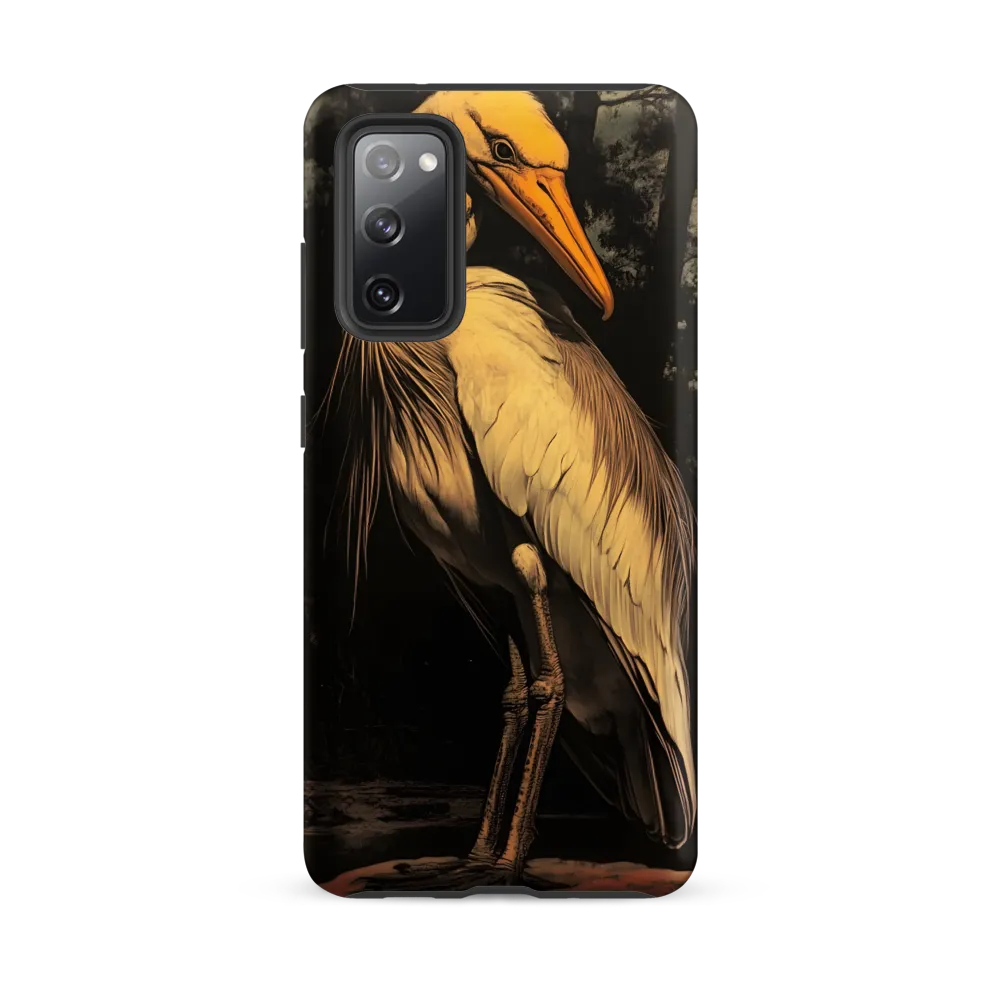 Majestic Egret in Twilight