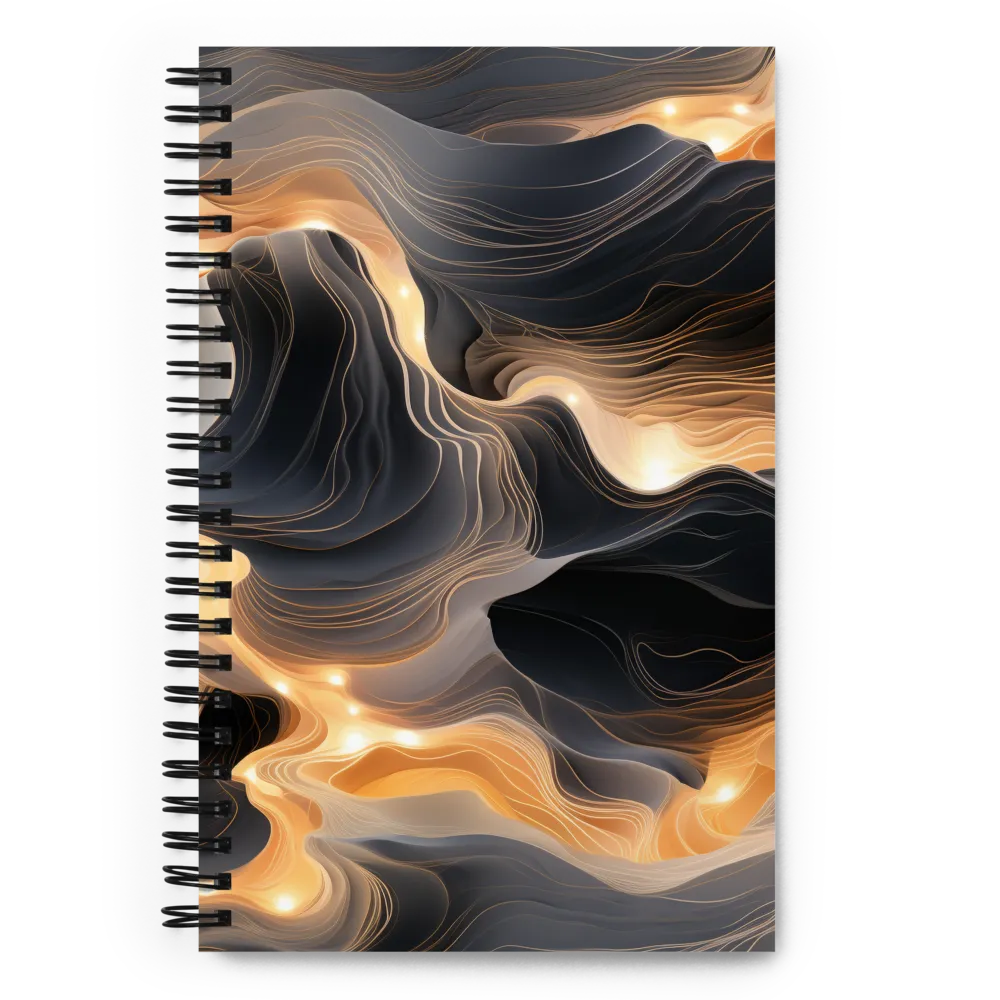 Fluid Harmony | Spiral Notebook