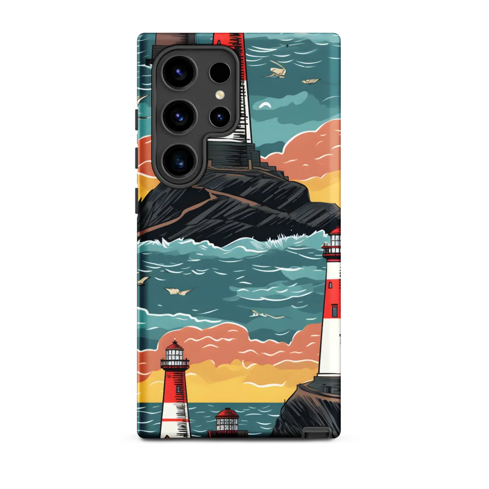 Lighthouses in a Whimsical Ocean