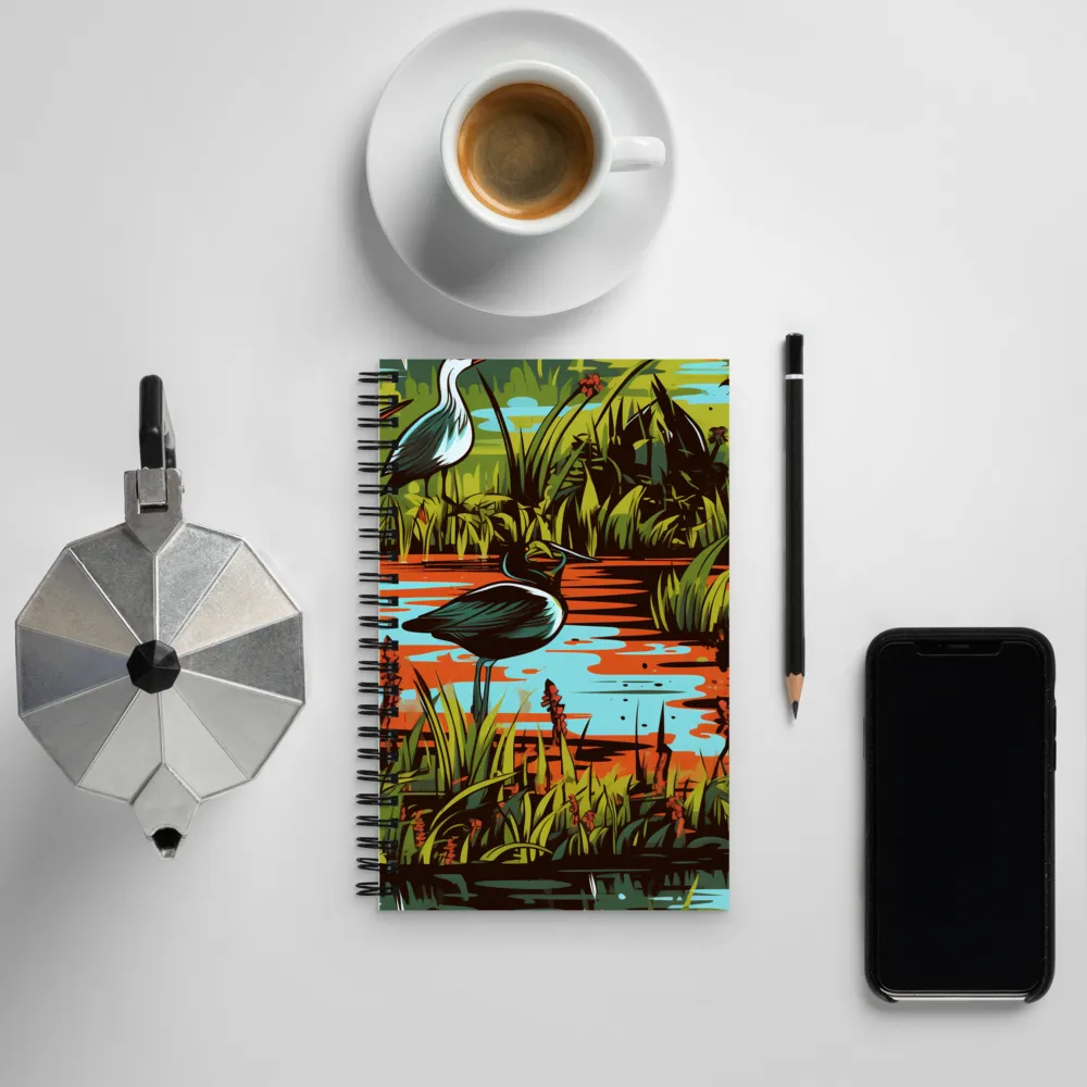 Marshland Symphony | Spiral Notebook