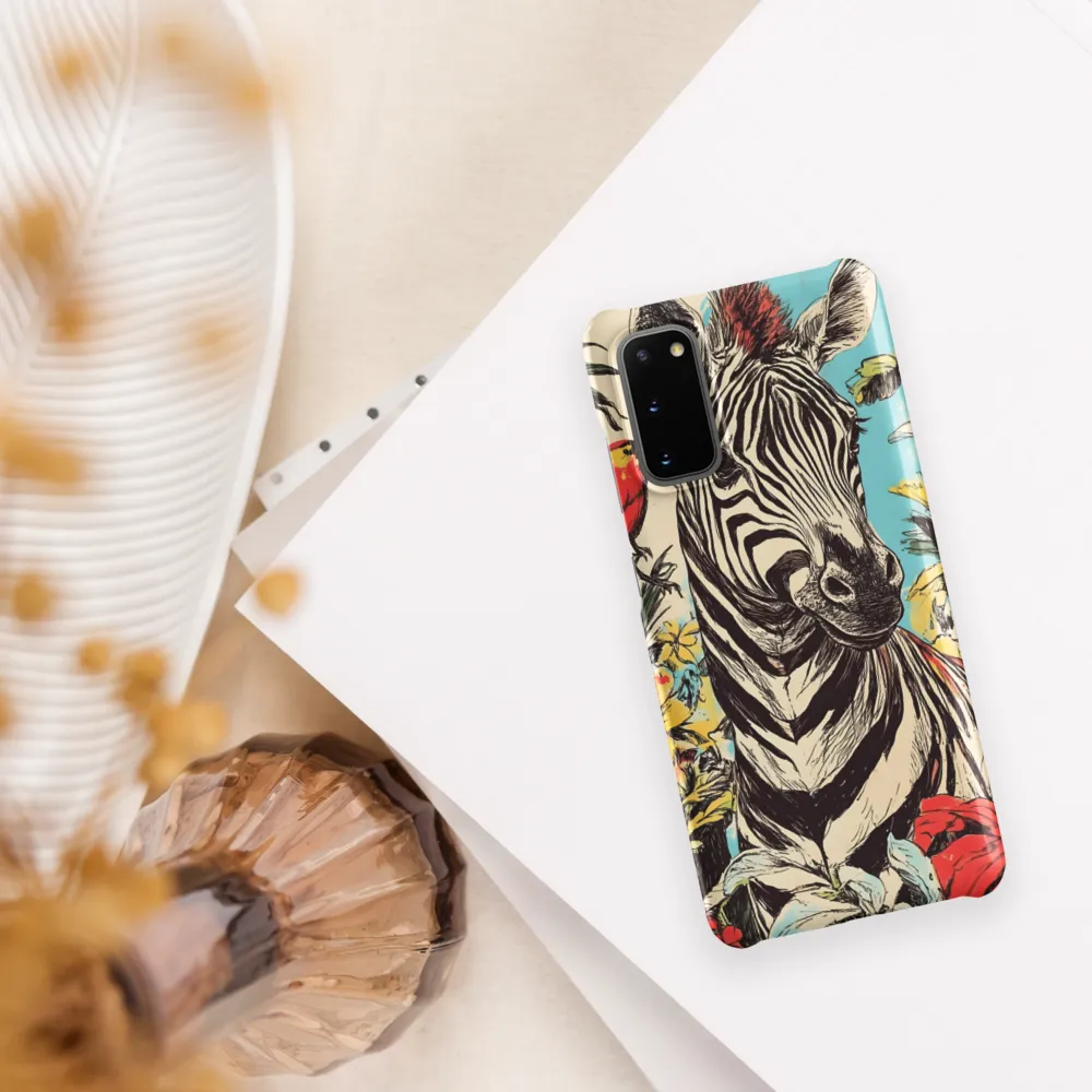 Zebra in Tropical Reverie
