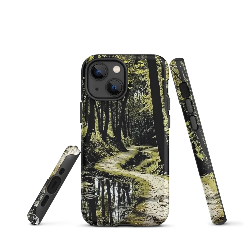 Whispers of the Forest Path | Phone Case |  13 mini | Tough Case | Matte