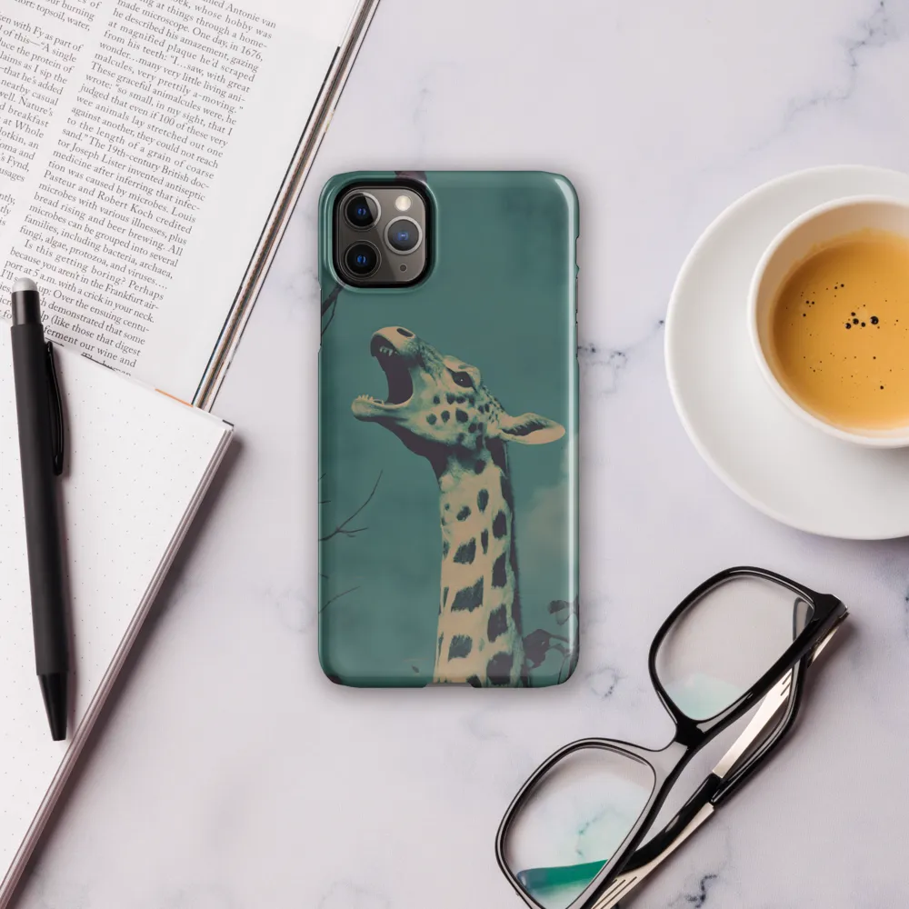 Whispers of the Tall: A Surreal Giraffe Encounter | Phone Case |  11 Pro Max | Snap Case | Glossy