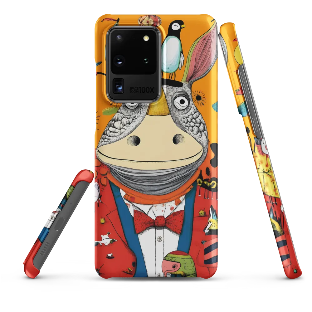 Whimsical Rhinoceros: A Playful Encounter