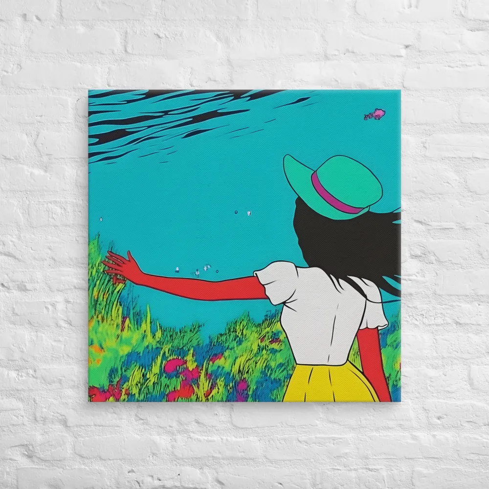Whimsical Encounter | Canvas | 30″×30″