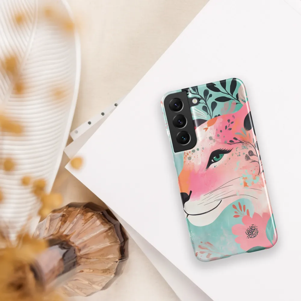 Whimsical Majesty: A Floral Lion