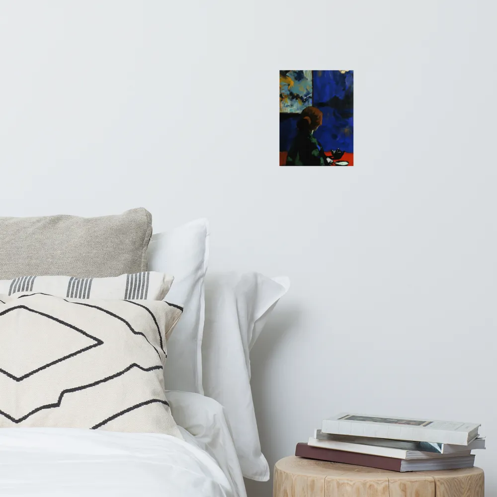 Contemplation Under the Night Sky | Poster | 8″×10″