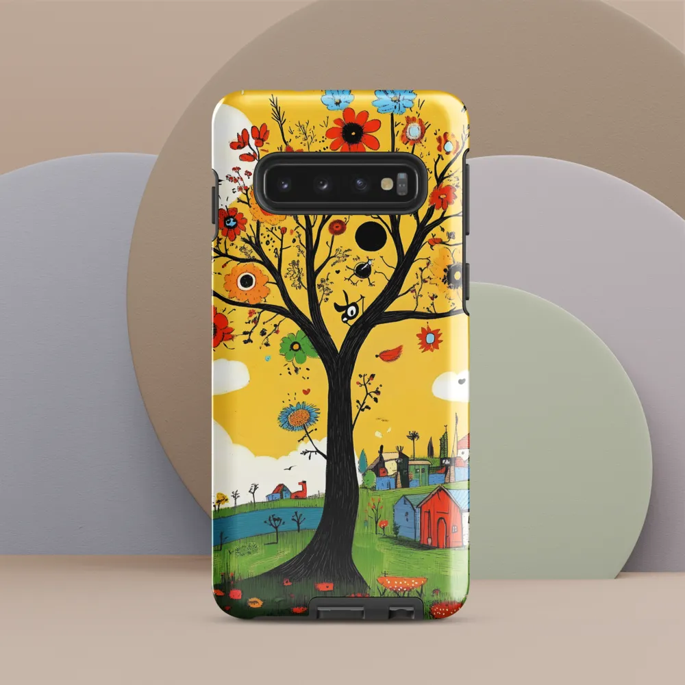 Whimsical Blooms of Life | Phone Case |  S10 | Tough Case | Glossy