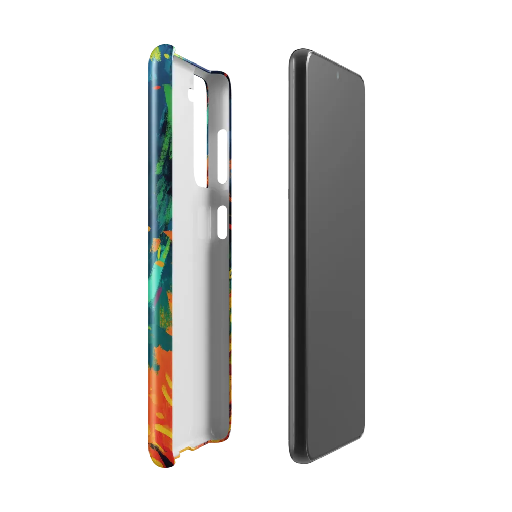 Joyful Escape into Nature | Phone Case |  S21 | Snap Case | Glossy