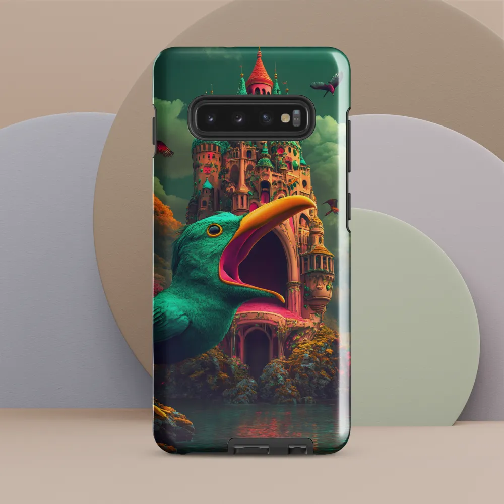 The Enchanted Castle and the Chattering Bird | Phone Case |  S10 Plus | Tough Case | Glossy