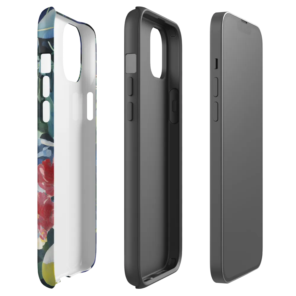 Hidden Majesty: The Jaguar Amongst Tropical Splendor | Phone Case |  14 Plus | Tough Case | Matte