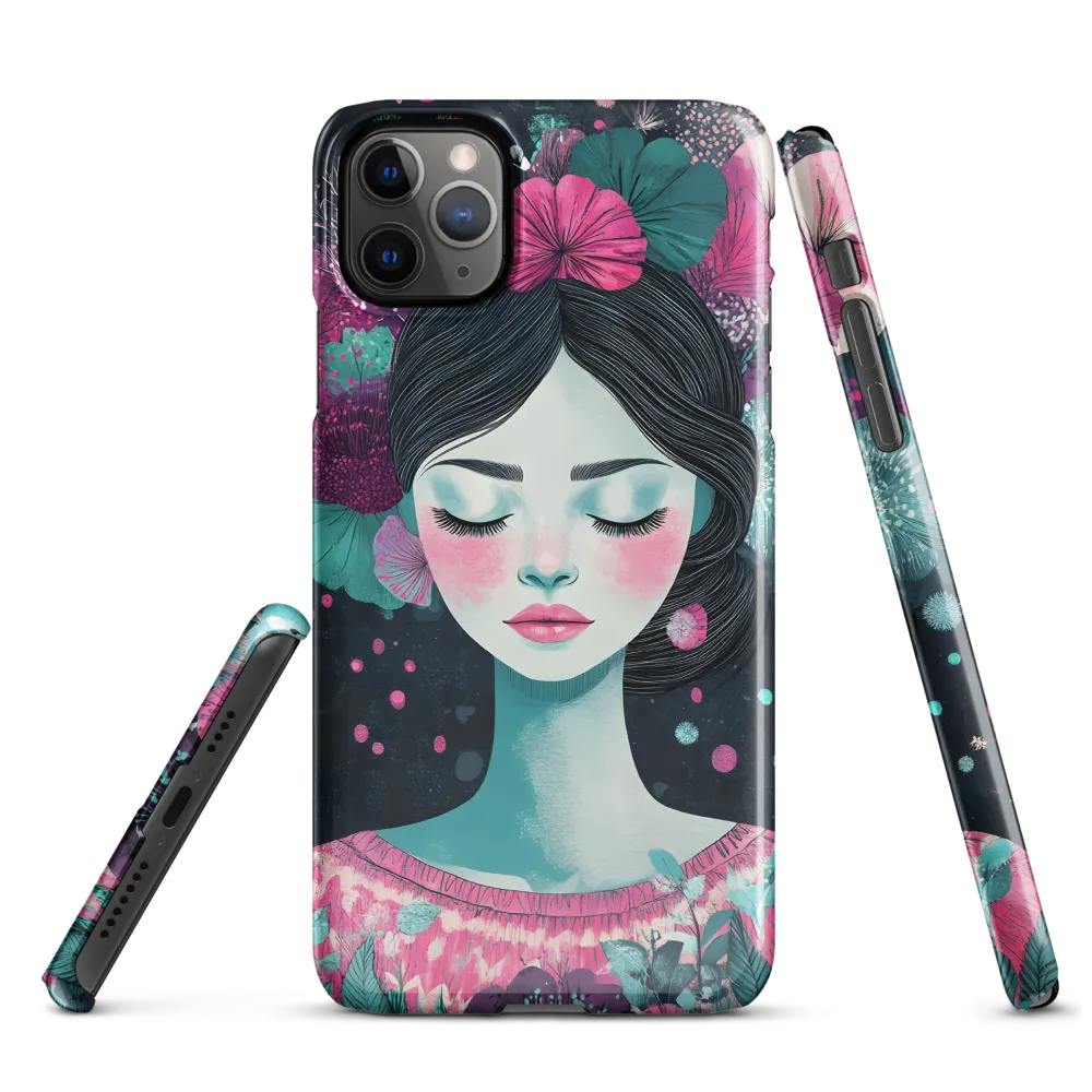 Embrace of Floral Serenity | Phone Case |  11 Pro Max | Snap Case | Glossy