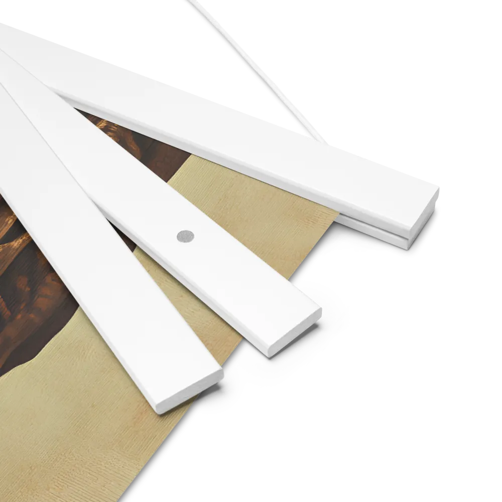 The Mask of Roots | Poster With White Wood Hanger | 14″×14″
