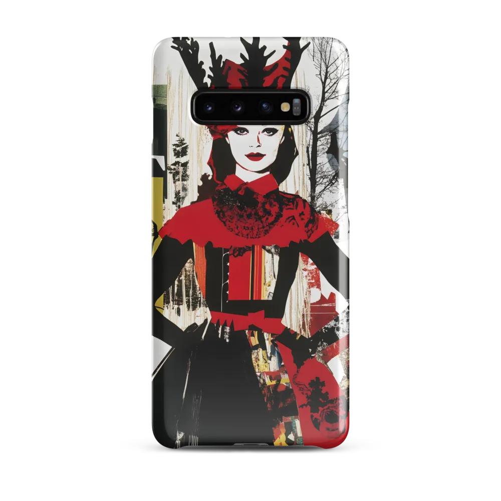 Elegance with Antlers | Phone Case |  S10 Plus | Snap Case | Glossy