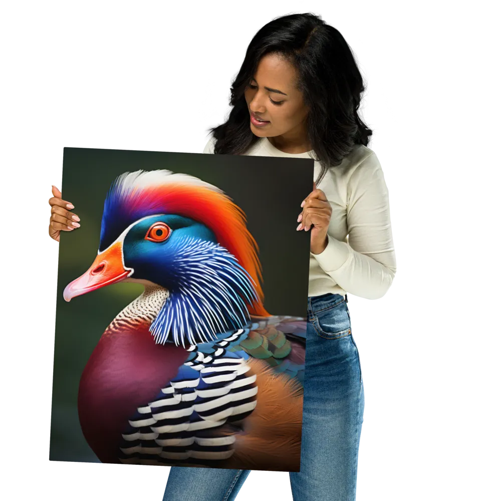 The Majestic Mandarin | Metal Print | 16″×20″