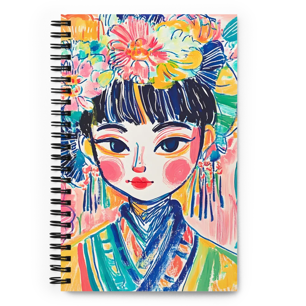 Blossoming Serenity | Spiral Notebook