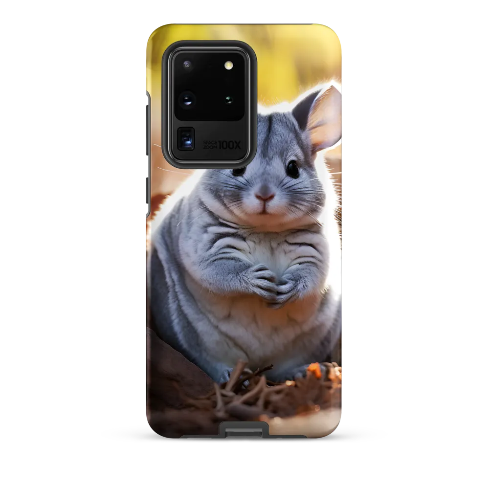 Gentle Whispers of Nature: The Chinchilla | Phone Case |  S20 Ultra | Tough Case | Matte