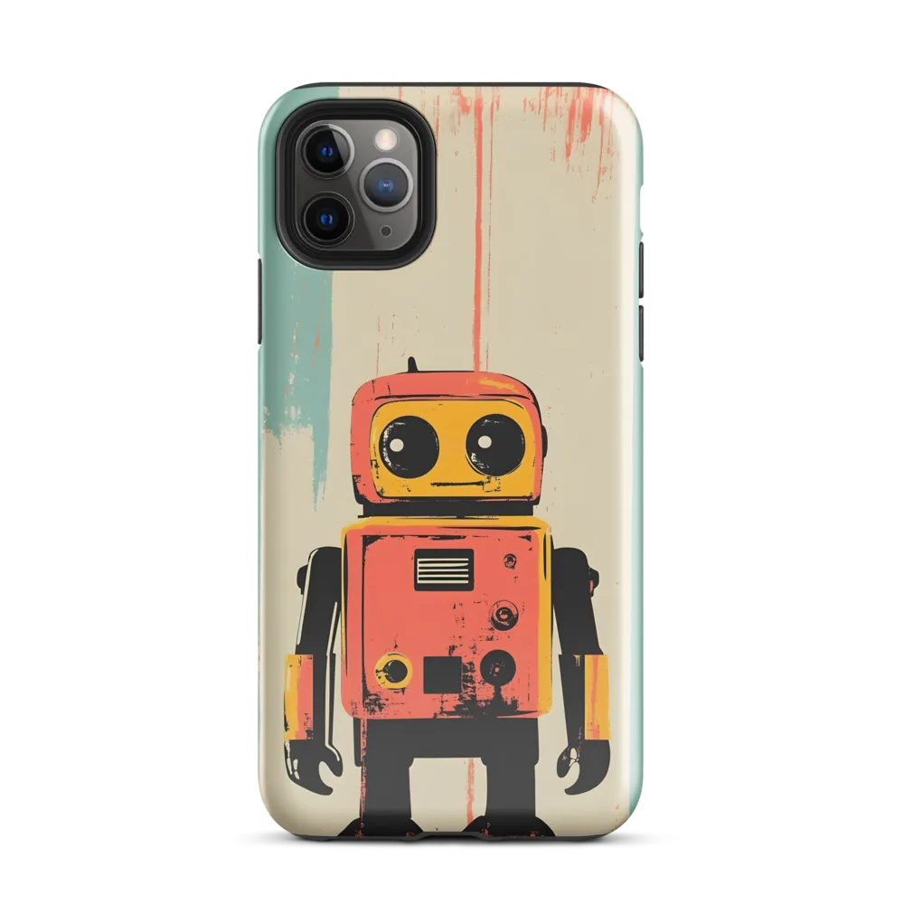 Retro Robot Charm | Phone Case |  11 Pro Max | Tough Case | Glossy