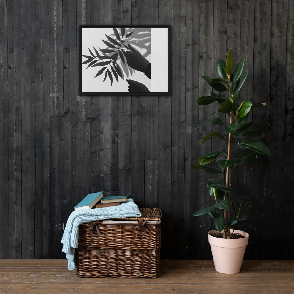 Whispers of Nature | Canvas with Black Frame | 18″×24″