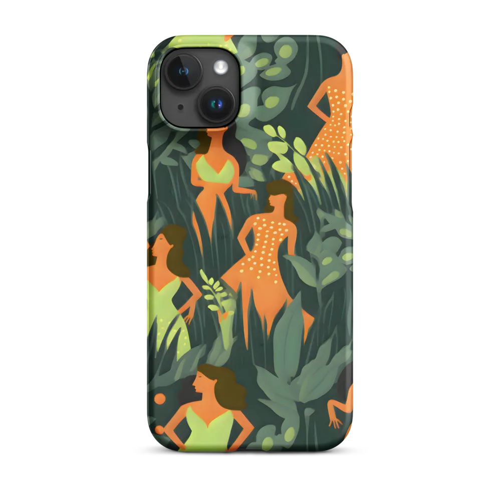 Playful Harmony in Patterns | Phone Case |  15 Plus | Snap Case | Matte