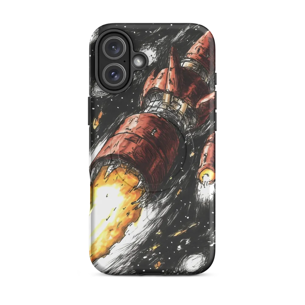 Ignition in the Abyss | Phone Case |  16 Plus | MagSafe® Tough Case | Matte