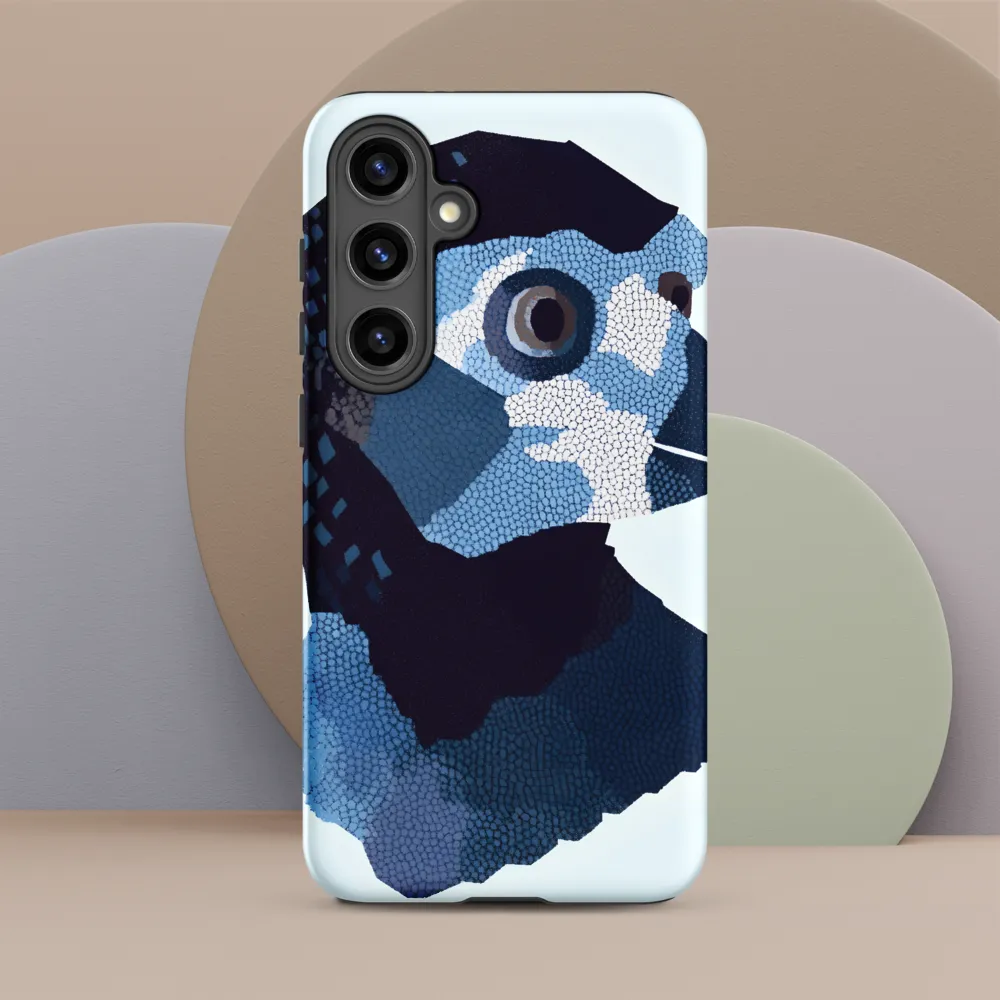 Mosaic Falcon in Blue