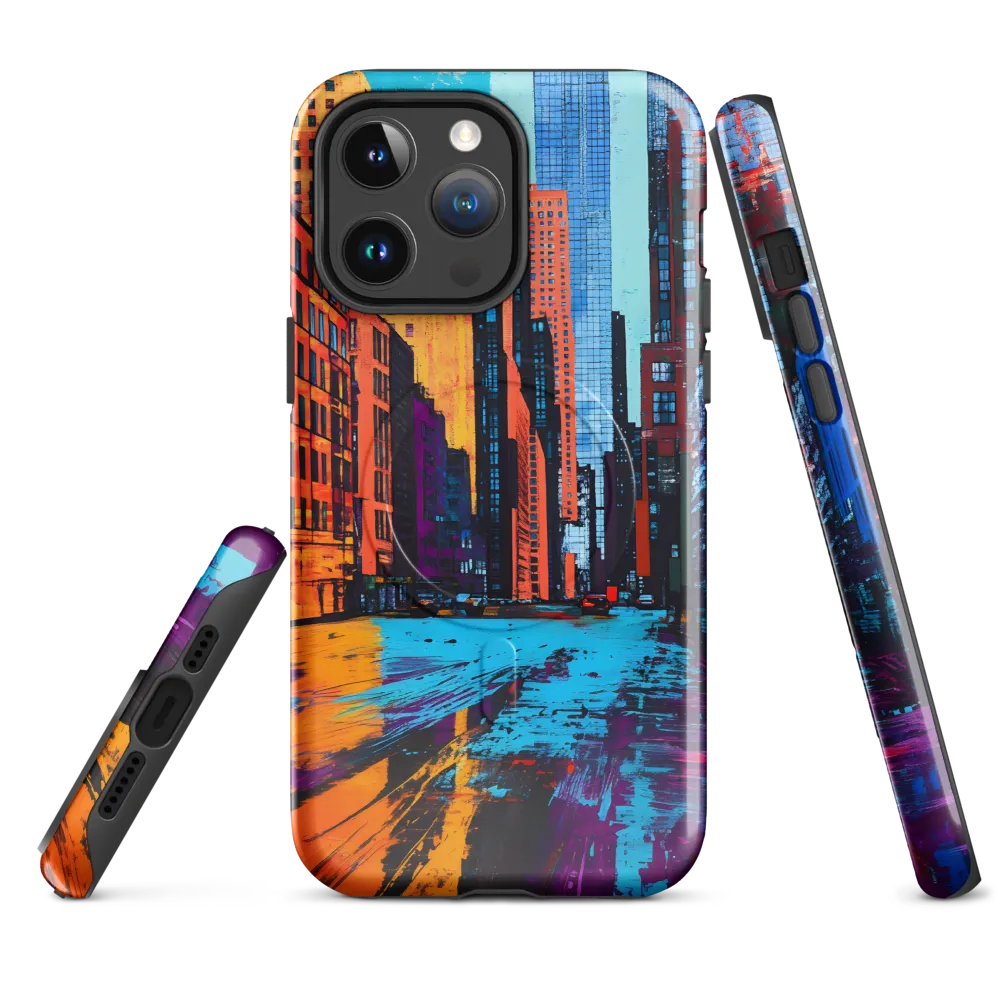 Vibrant Urban Horizons | Phone Case |  14 Pro Max | MagSafe® Tough Case | Glossy