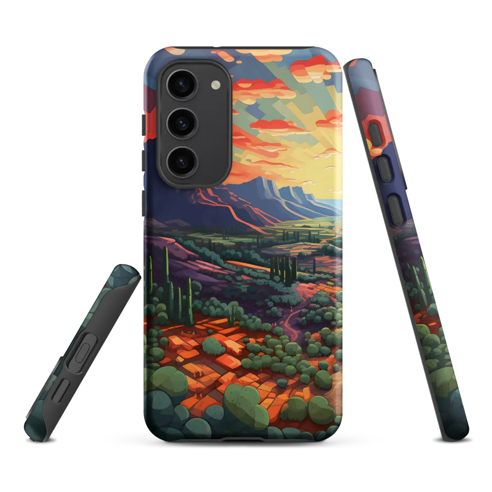 Desert Serenity at Dusk | Phone Case |  S23 Plus | Tough Case | Matte