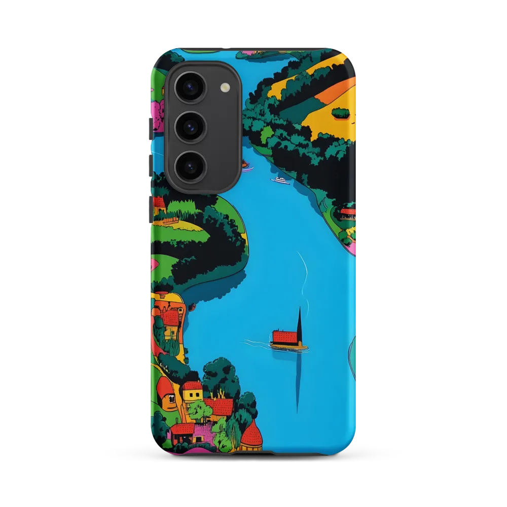 Whimsical River Landscape