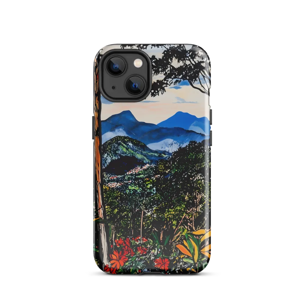 Framed Valley: Blue Ridges and Tropical Understory