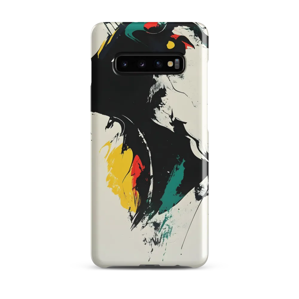 Mythical Abstraction: The Unicorn's Essence | Phone Case |  S10 Plus | Snap Case | Glossy