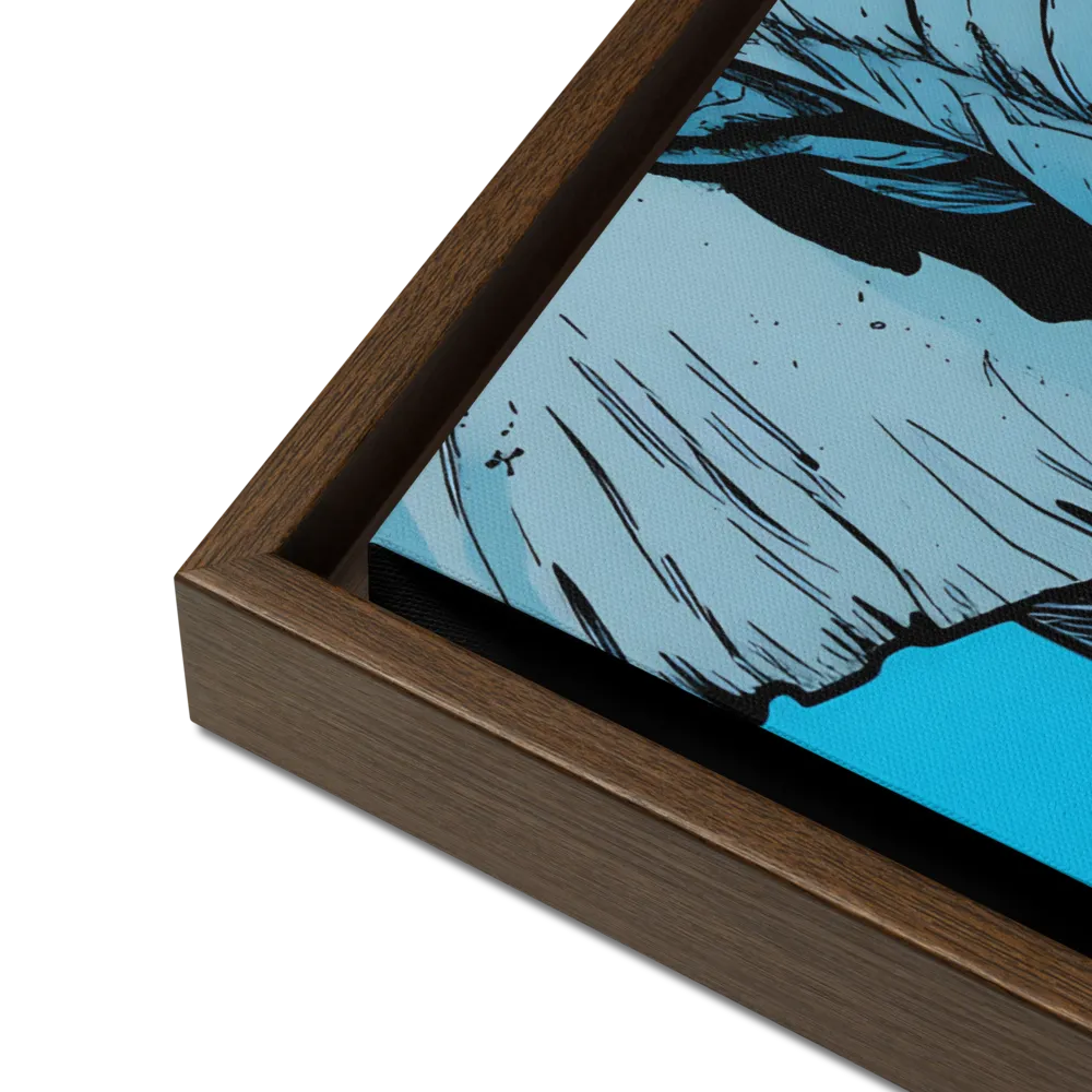 Majestic Presence: The Elephant | Canvas with Brown Frame | 18″×24″