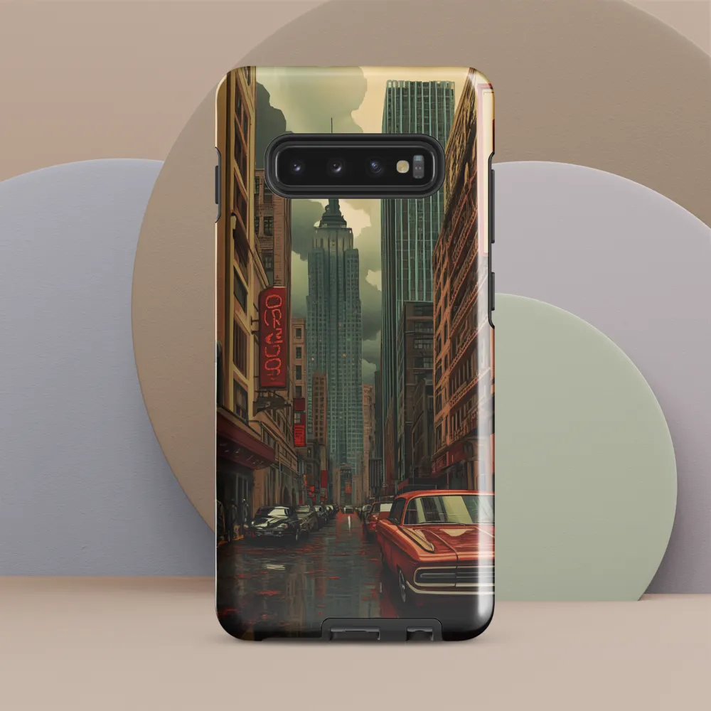 Nostalgic Cityscape: Reflections of a Forgotten Era | Phone Case |  S10 Plus | Tough Case | Glossy