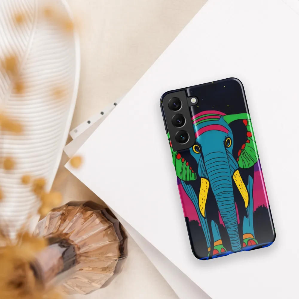 Whimsical Majesty: The Vibrant Elephant