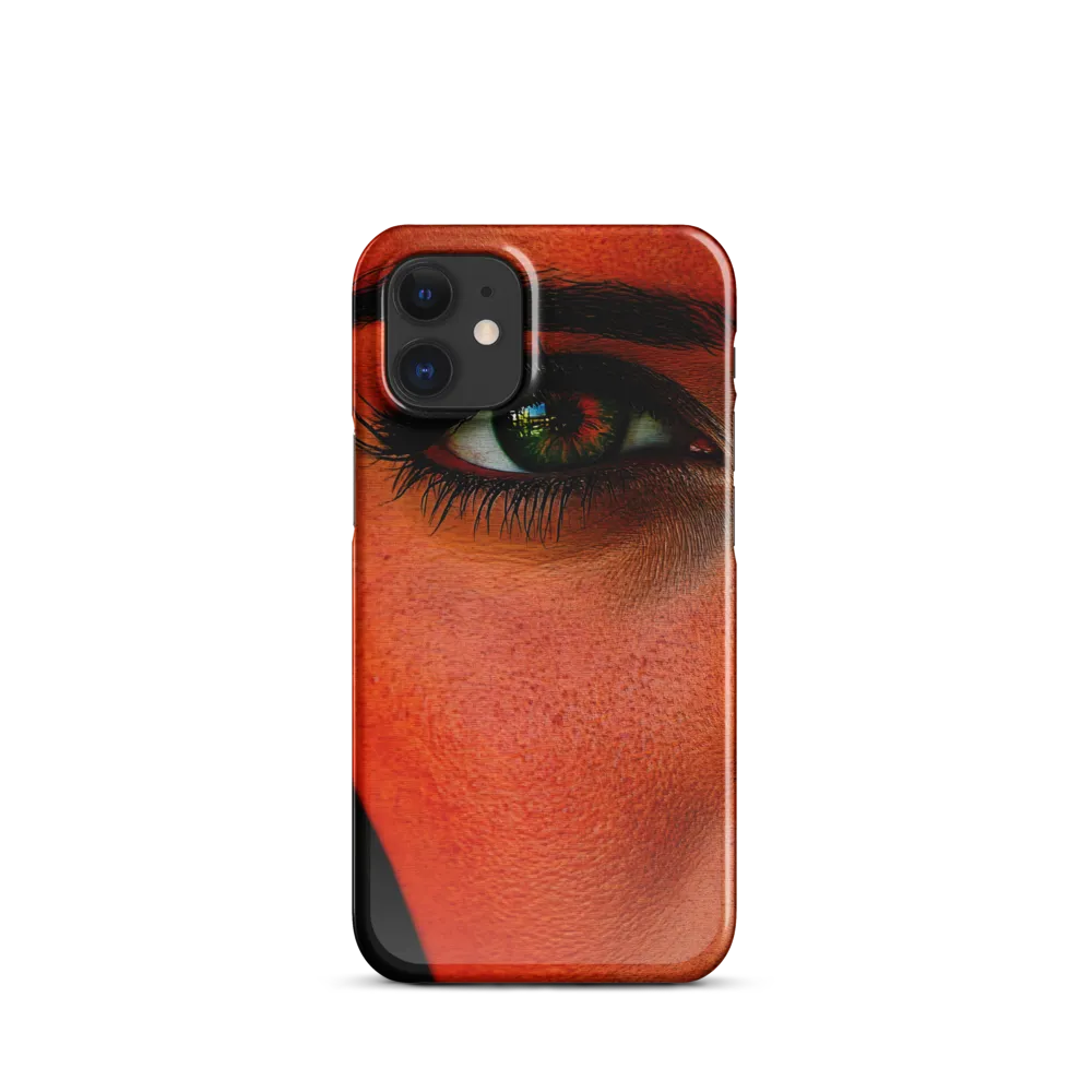Gaze of Intensity | Phone Case |  12 Mini | Snap Case | Glossy