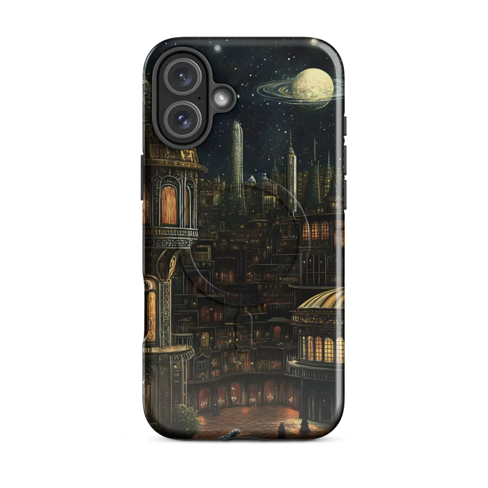Celestial Enigma: A Surreal Cityscape