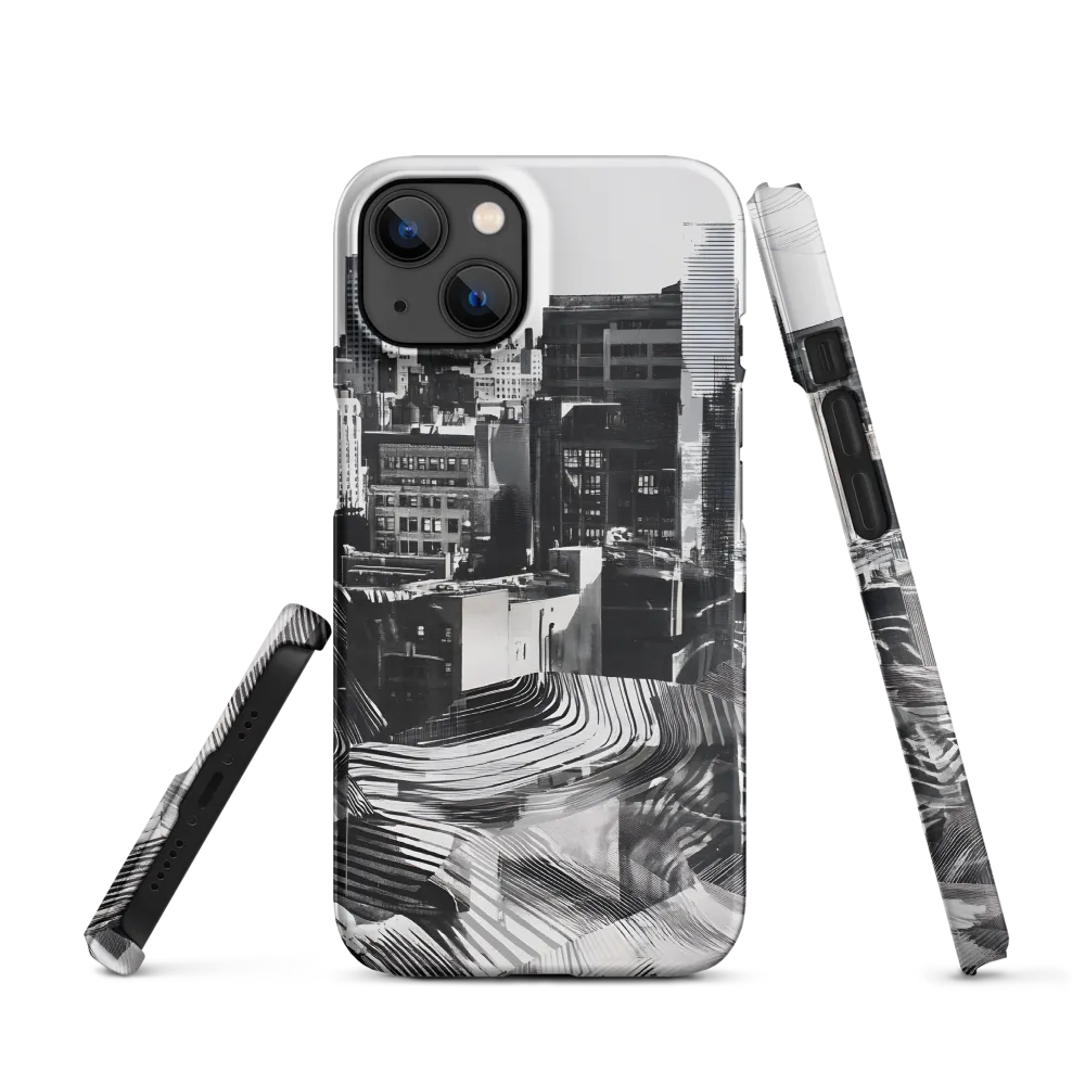 Urban Rhythm in Black and White | Phone Case |  13 | Snap Case | Matte