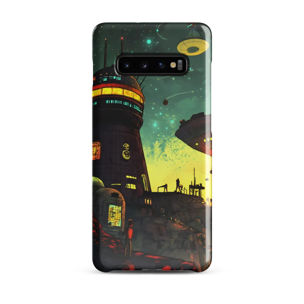 Futuristic Horizons: A Glimpse into Tomorrow | Phone Case |  S10 Plus | Snap Case | Glossy