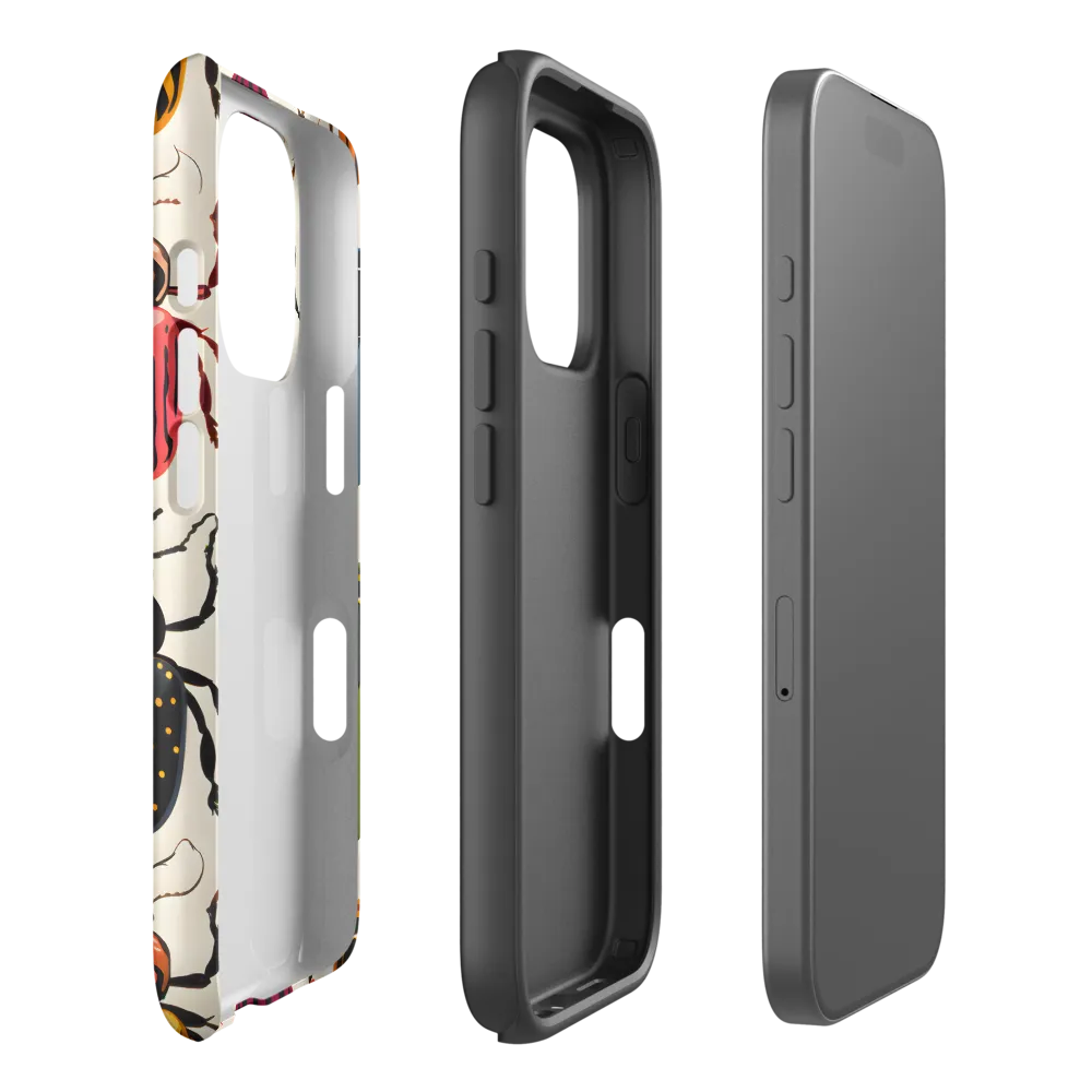 Beetle Mosaic: A Colorful Exploration of Insects | Phone Case