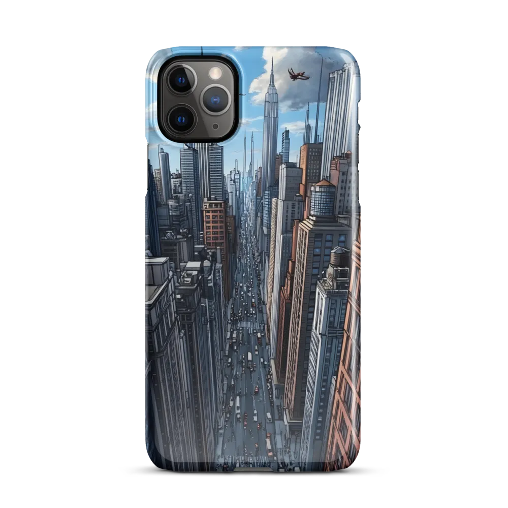 Skyline Symphony: A City in Motion | Phone Case |  11 Pro Max | Snap Case | Glossy